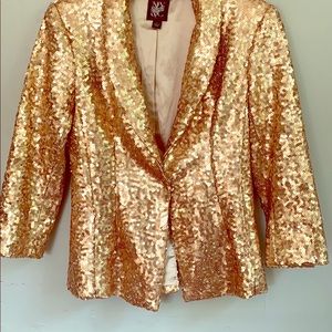 Vintage NY and Company Super Sequin blazer